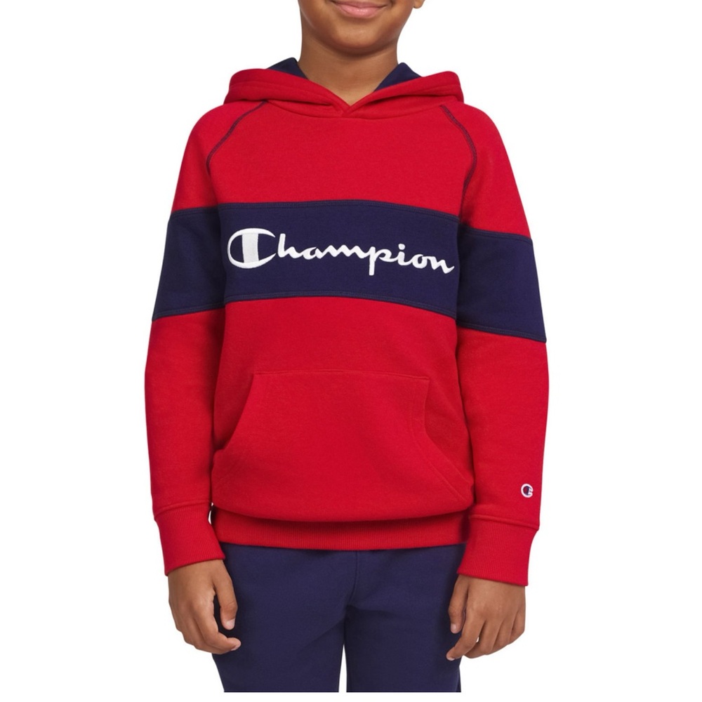 Boys Champion Logo Fleece Hoodie